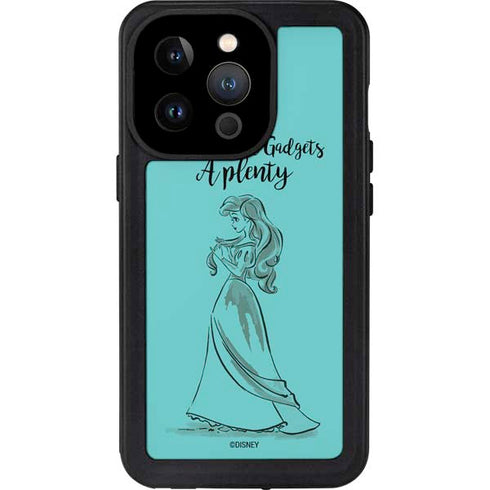 Disney Princess Ariel Gizmos and Gadgets Art iPhone 15 Pro Waterproof Case